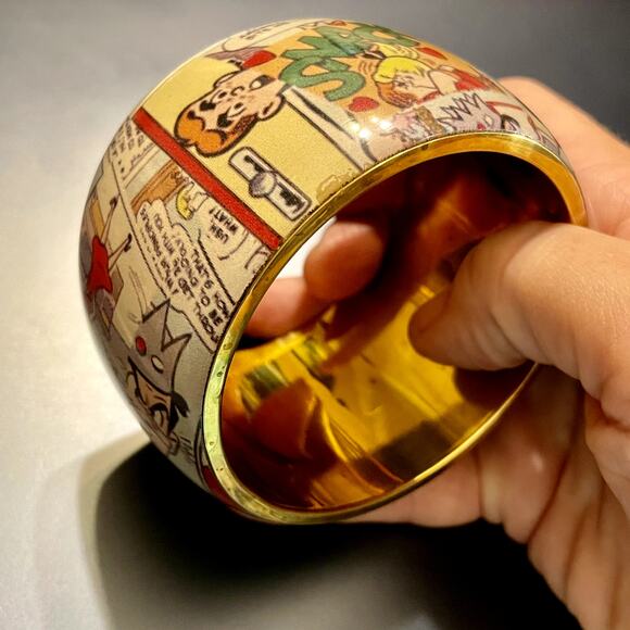 🎊HP🎊 Vintage Archie Comic Thick Bangle Bracelet - Picture 7 of 7